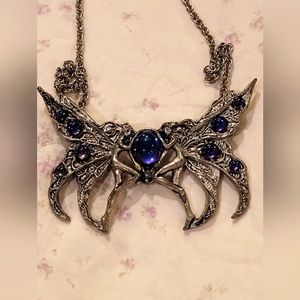 Fairy Necklace Retired Fellowship 1995 All year Willow Signed Jewelry Magical
